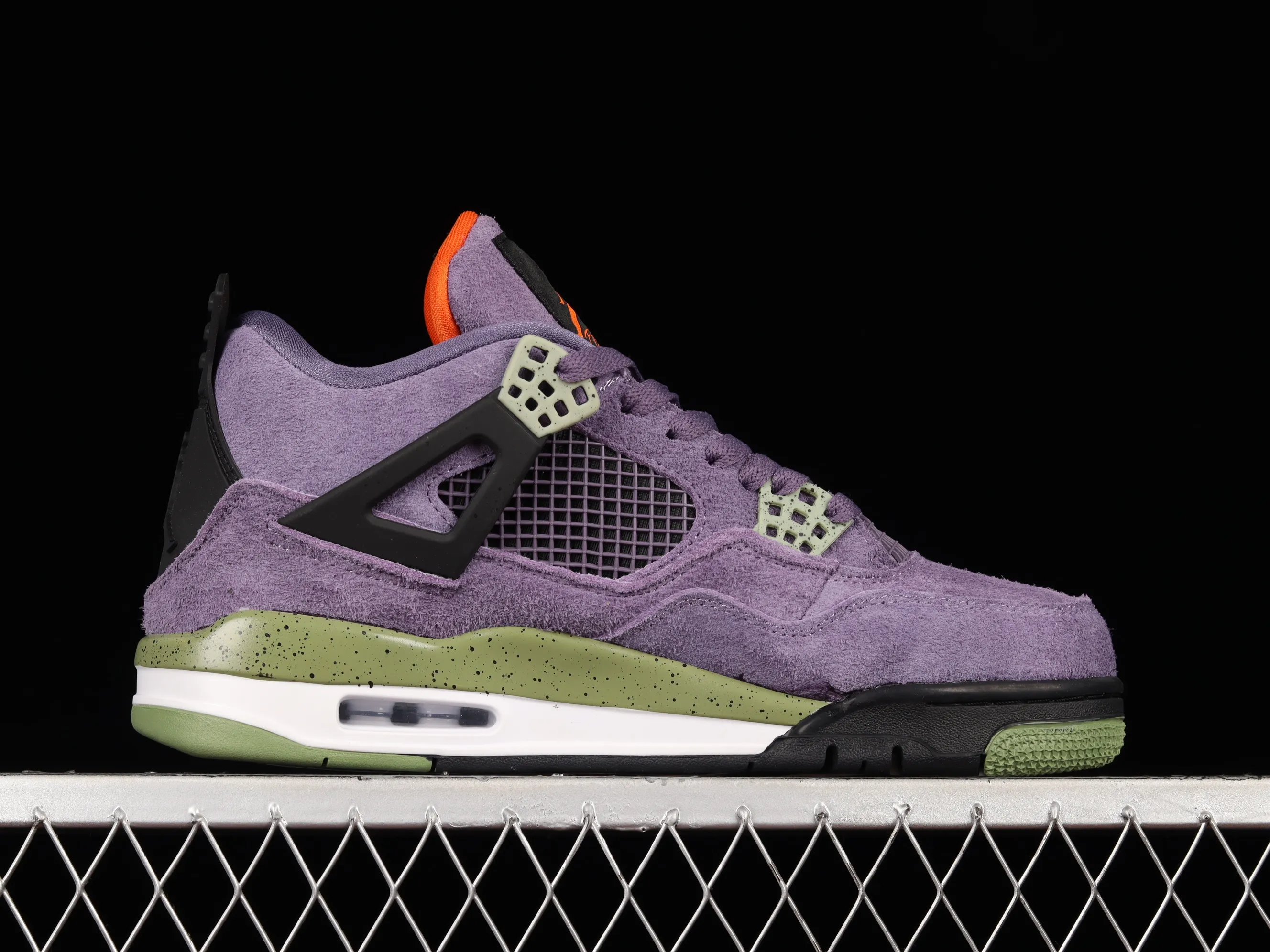 All categories Air Jordan Jordan series basketball shoes Air Jordan 4 Air Jordan 4 Retro "Canyon Purple" AJ4 Joe 4 purple suede basketball shoes AQ9129-500